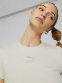 Футболка PUMA Classics Ribbed Slim модель 53568999 Футболка PUMA Classics Ribbed Slim модель 53568999 Фото