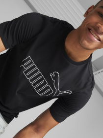 Футболка PUMA Essentials Elevated модель 84988301 Фото