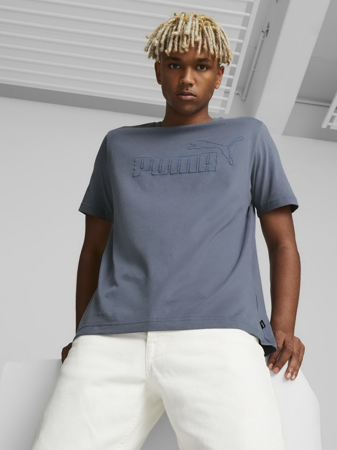 Футболка PUMA Essentials Elevated модель 84988318 Фото