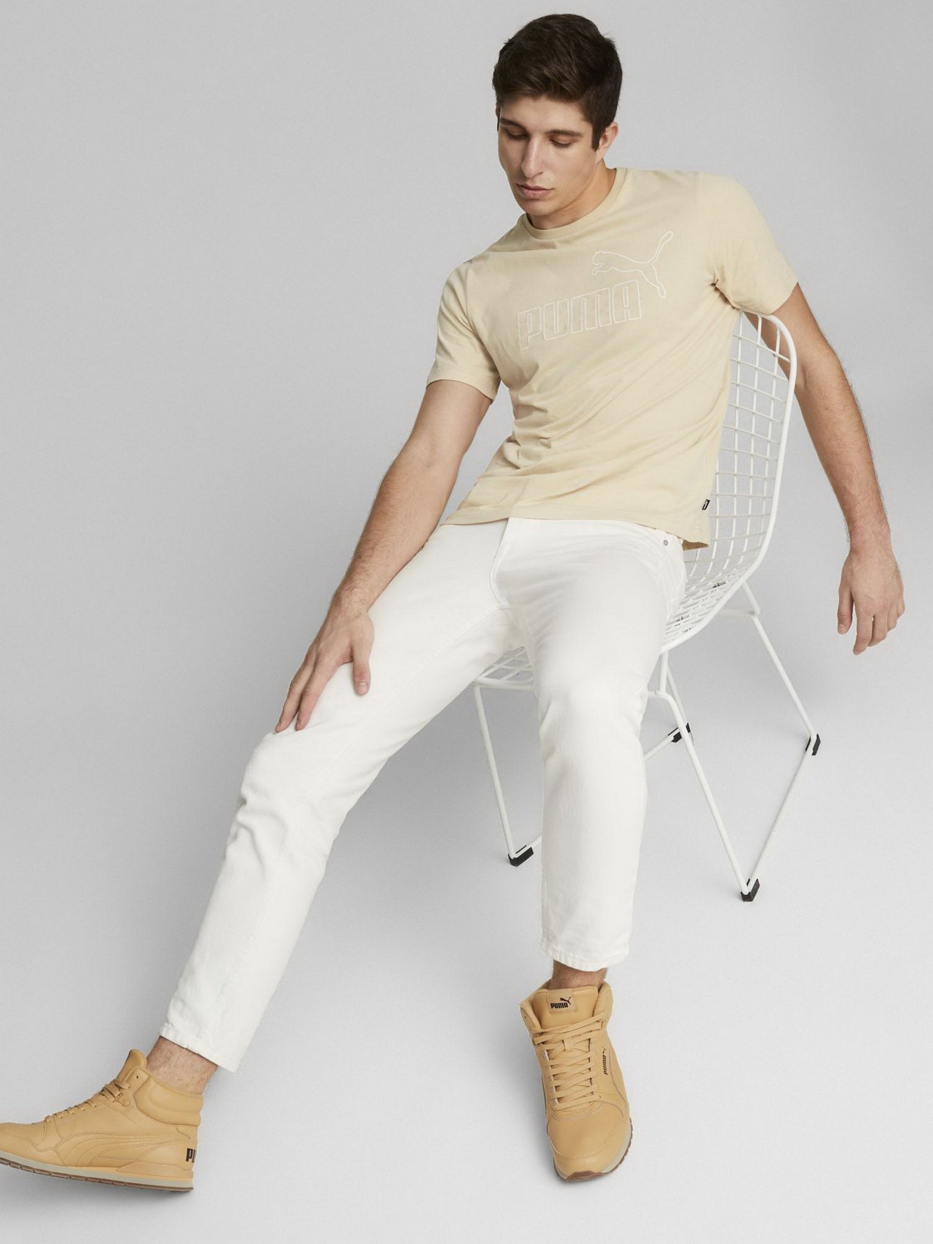 Футболка PUMA Essentials Elevated модель 84988367 Фото