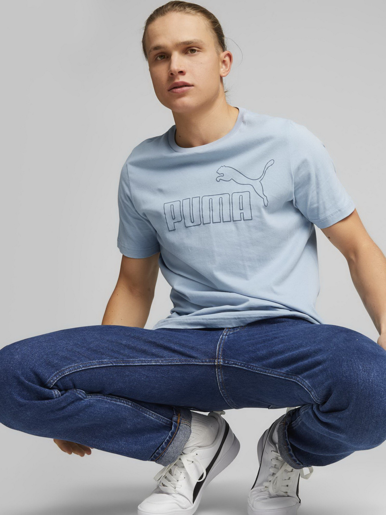 Футболка PUMA Essentials Elevated модель 84988379 Фото