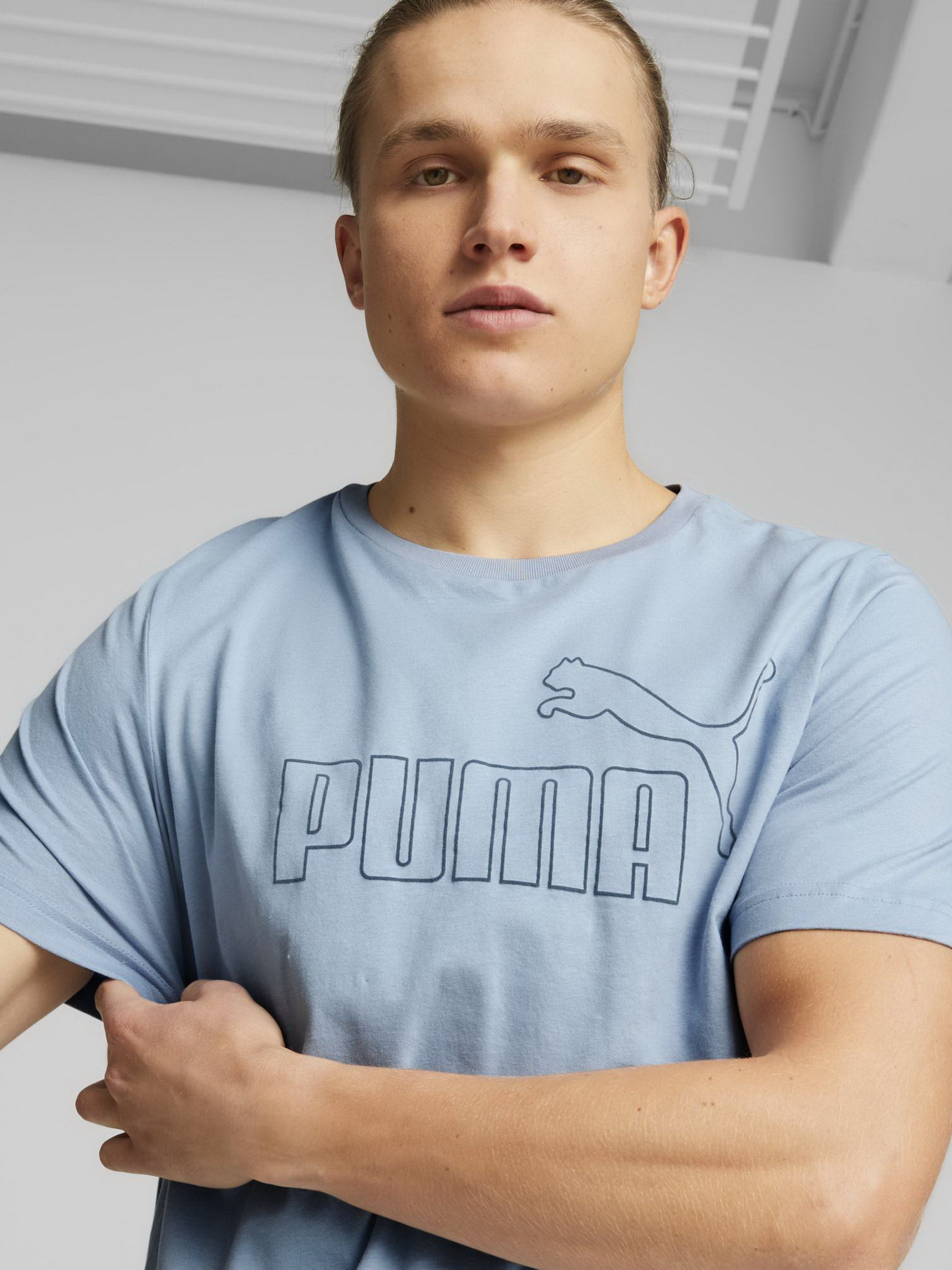 Футболка PUMA Essentials Elevated модель 84988379 Фото