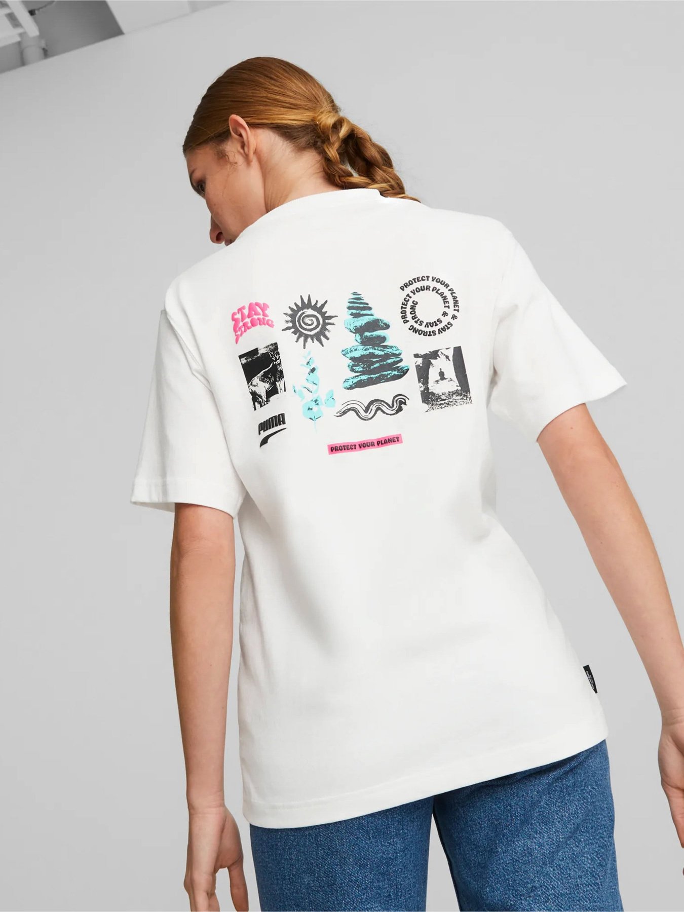 Футболка PUMA Downtown Relaxed Graphic модель 53836202 Фото