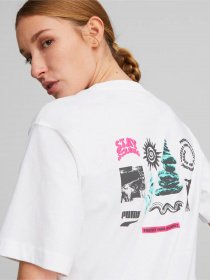 Футболка PUMA Downtown Relaxed Graphic модель 53836202 Фото