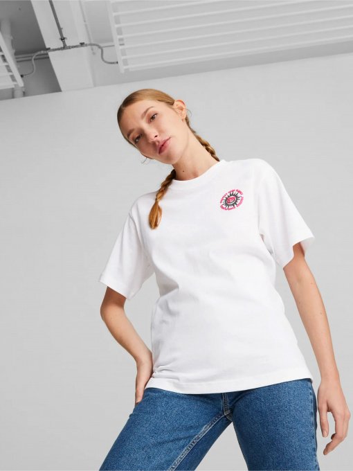 Футболка PUMA Downtown Relaxed Graphic модель 53836202 Фото