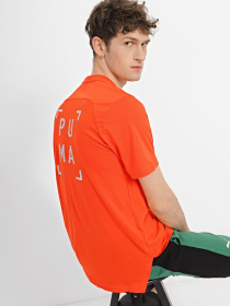 Спортивная футболка PUMA Logo Short Training модель 52153725 Фото