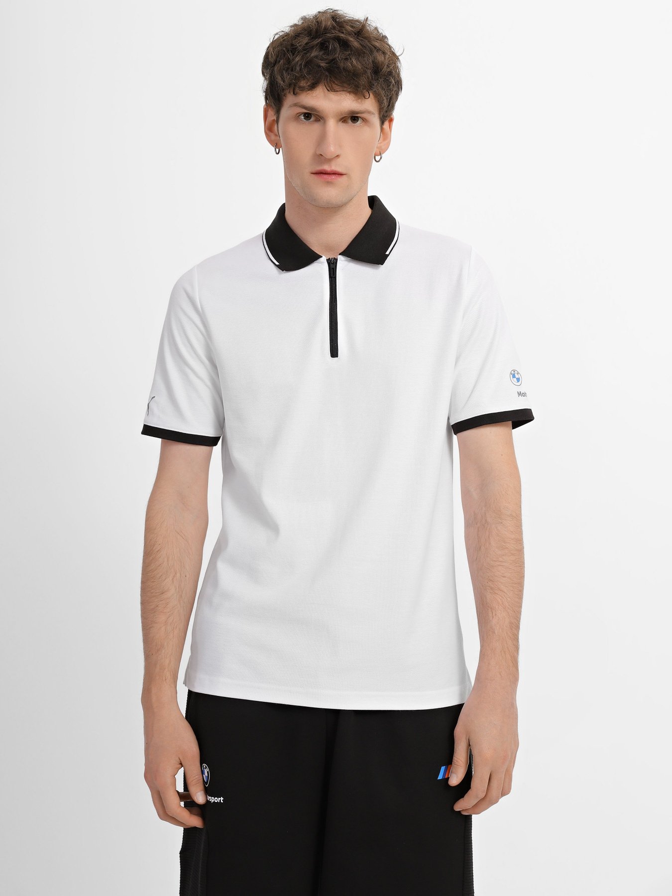 Поло PUMA BMW Motorsport Zip Polo модель 53587002 Фото