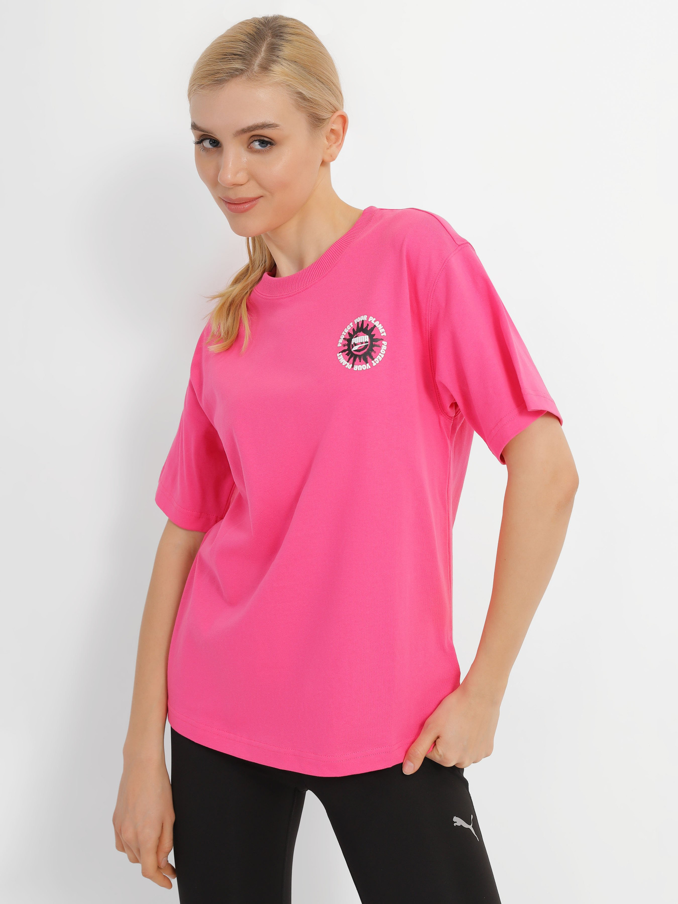 Футболка PUMA Downtown Relaxed Graphic модель 53836225 Фото