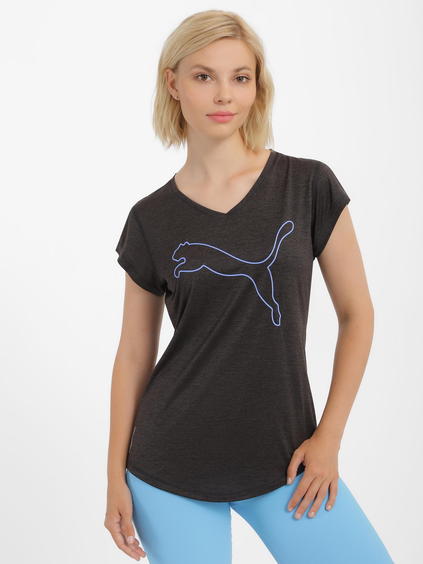 Футболка PUMA Favourite Heather Cat модель 52241856 Фото