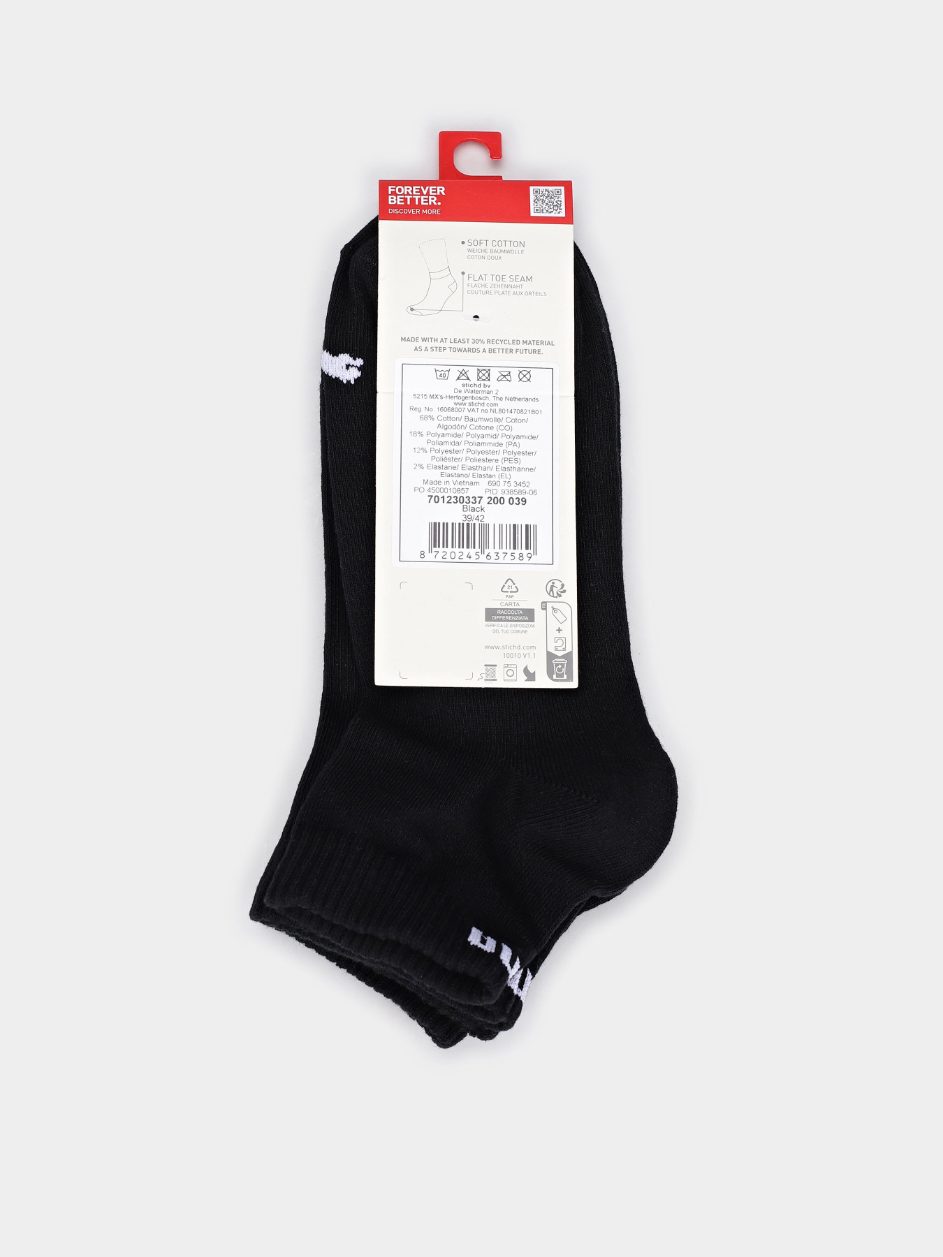 Набір шкарпеток PUMA QUARTER SOCKS 3 PACK модель 93858906 Набір шкарпеток PUMA QUARTER SOCKS 3 PACK модель 93858906 Фото