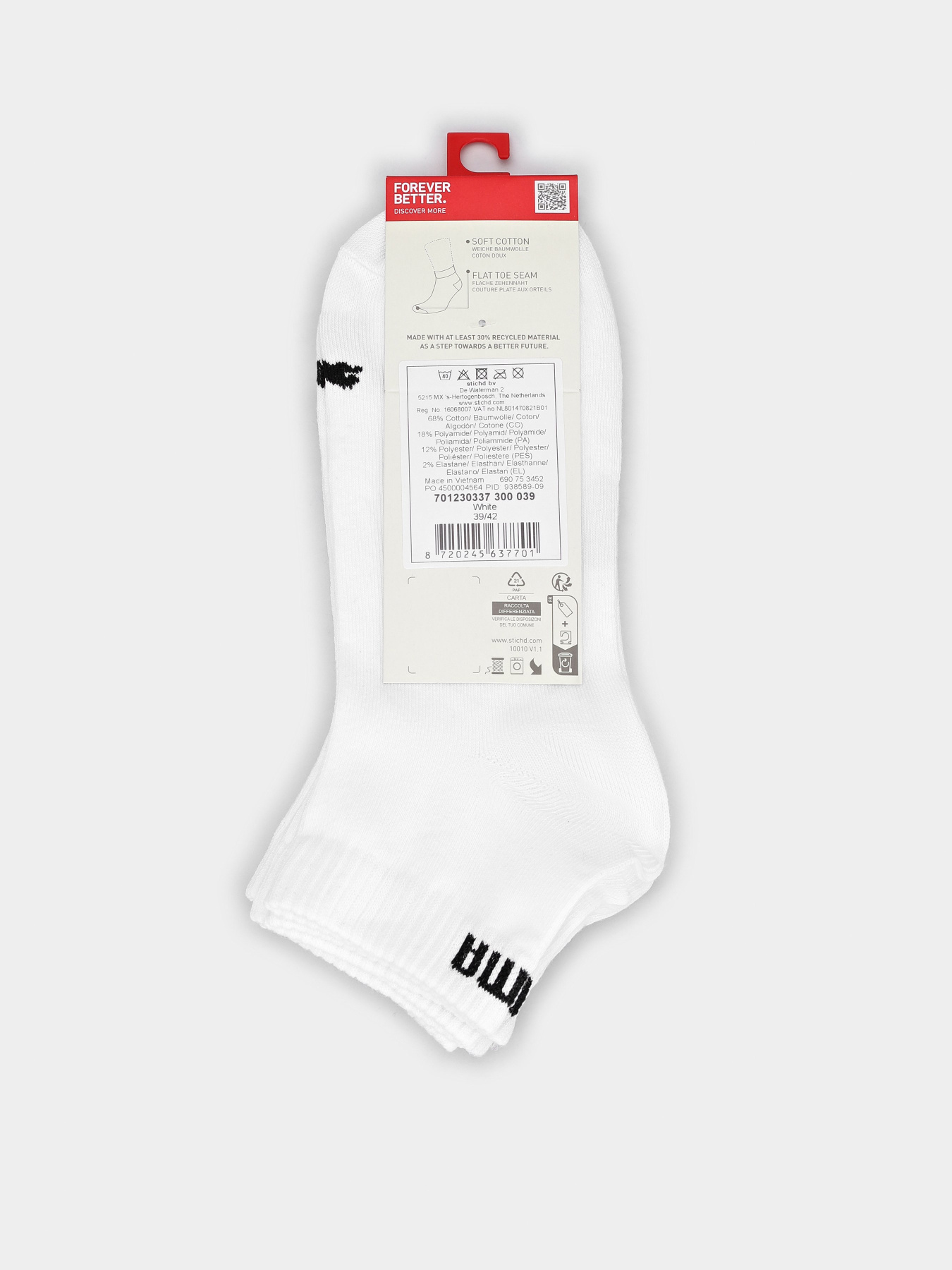 Набір шкарпеток PUMA QUARTER SOCKS 3 PACK модель 93858909 Фото