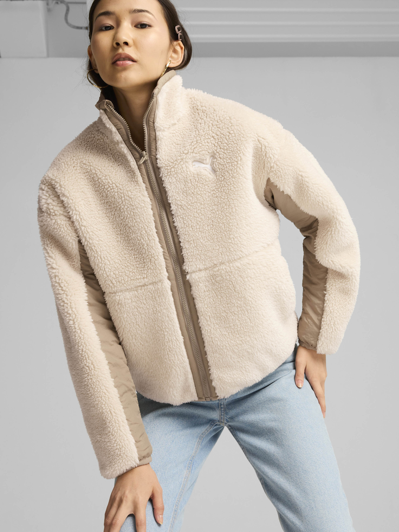 Демісезонна куртка PUMA Reversible Sherpa модель 62648867 Фото