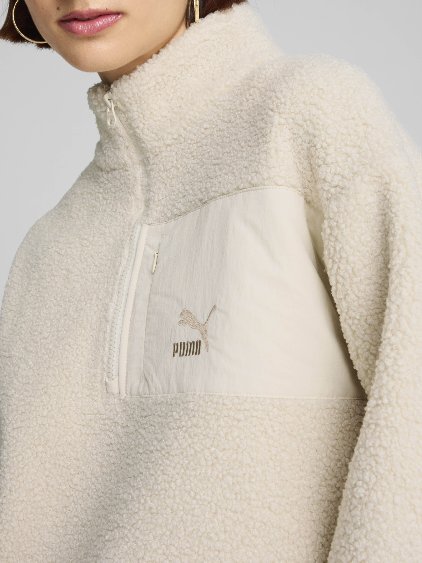 Кофта PUMA Classics Winterized Half-Zip модель 62679687 Фото