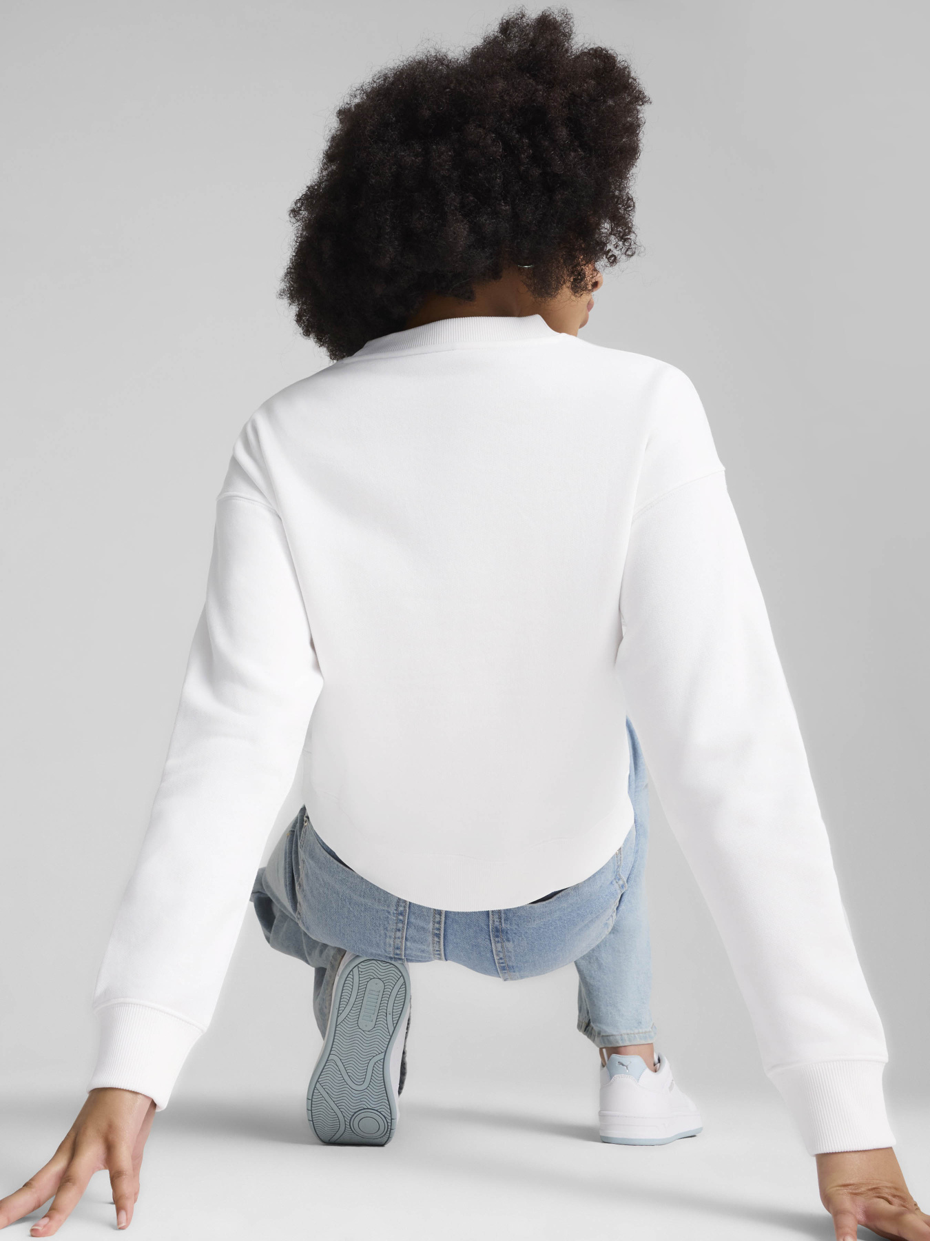 Свитшот PUMA Squad Full-Length Crewneck модель 68153902 Фото