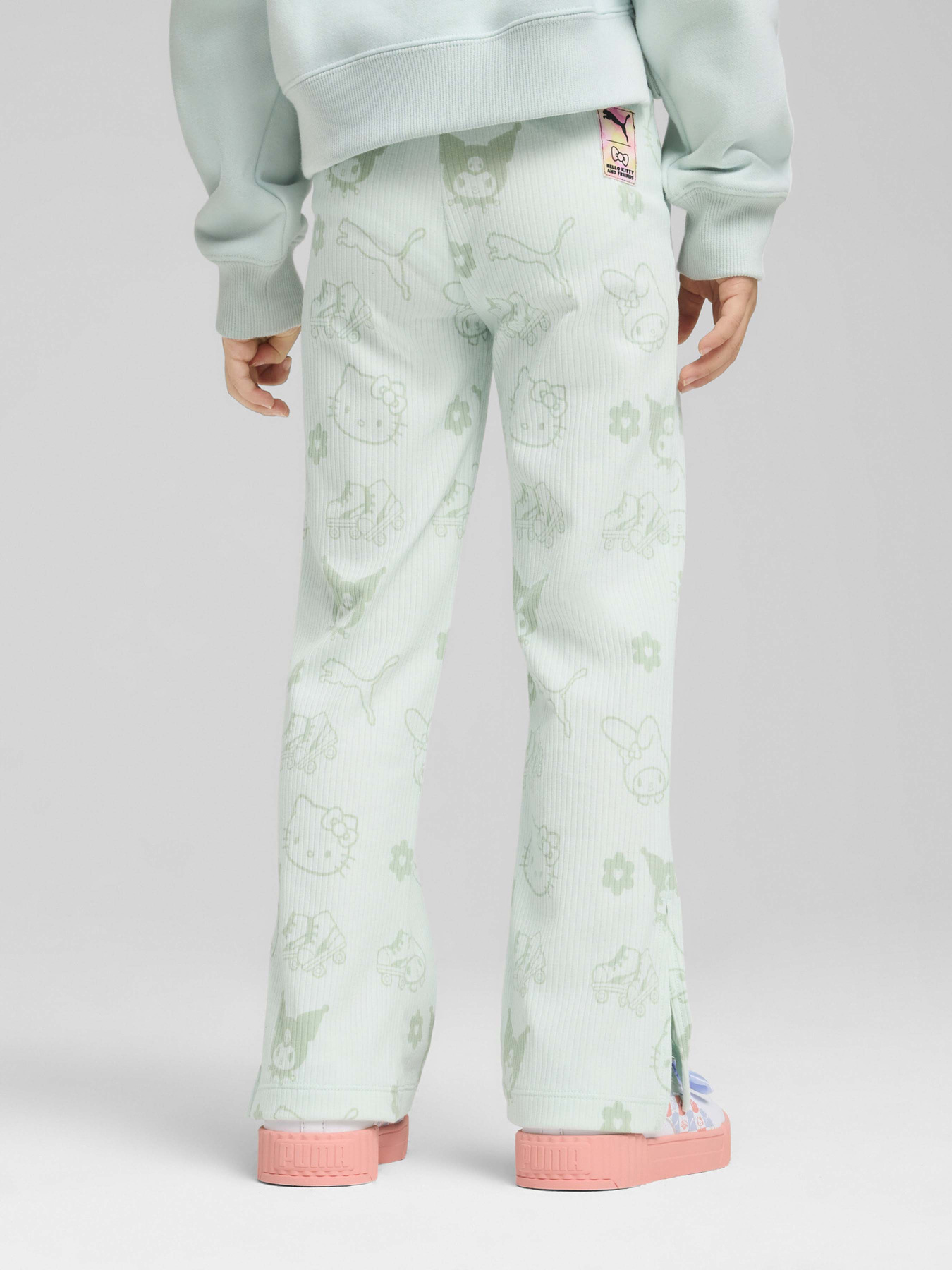 Легінси PUMA x Hello Kitty & Friends Ribbed Flared модель 63006850 Фото
