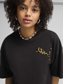 Футболка PUMA LEO LUXE модель 63233701 Фото