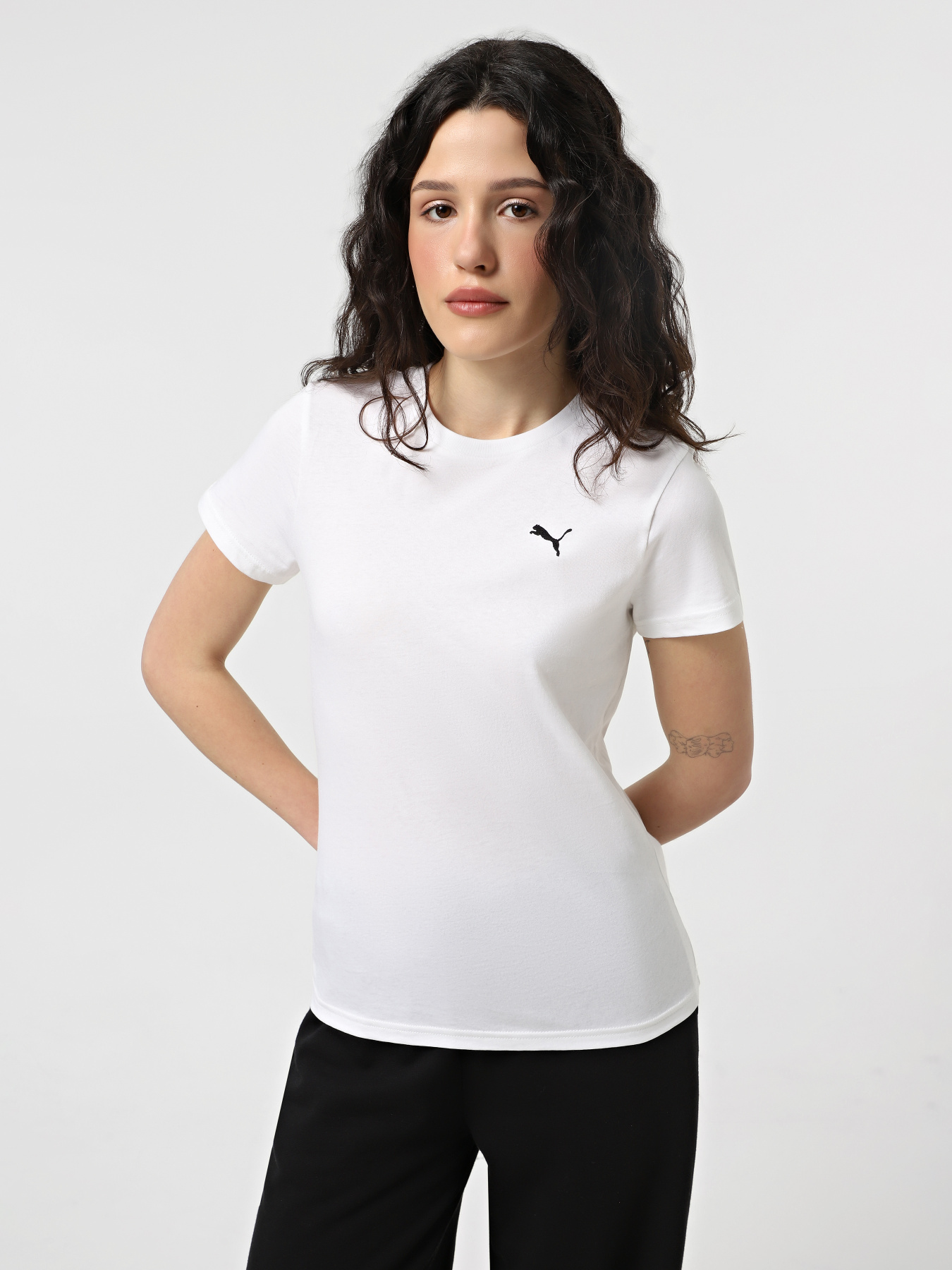 Футболка PUMA ESSENTIALS LOGO модель 68237402 Фото