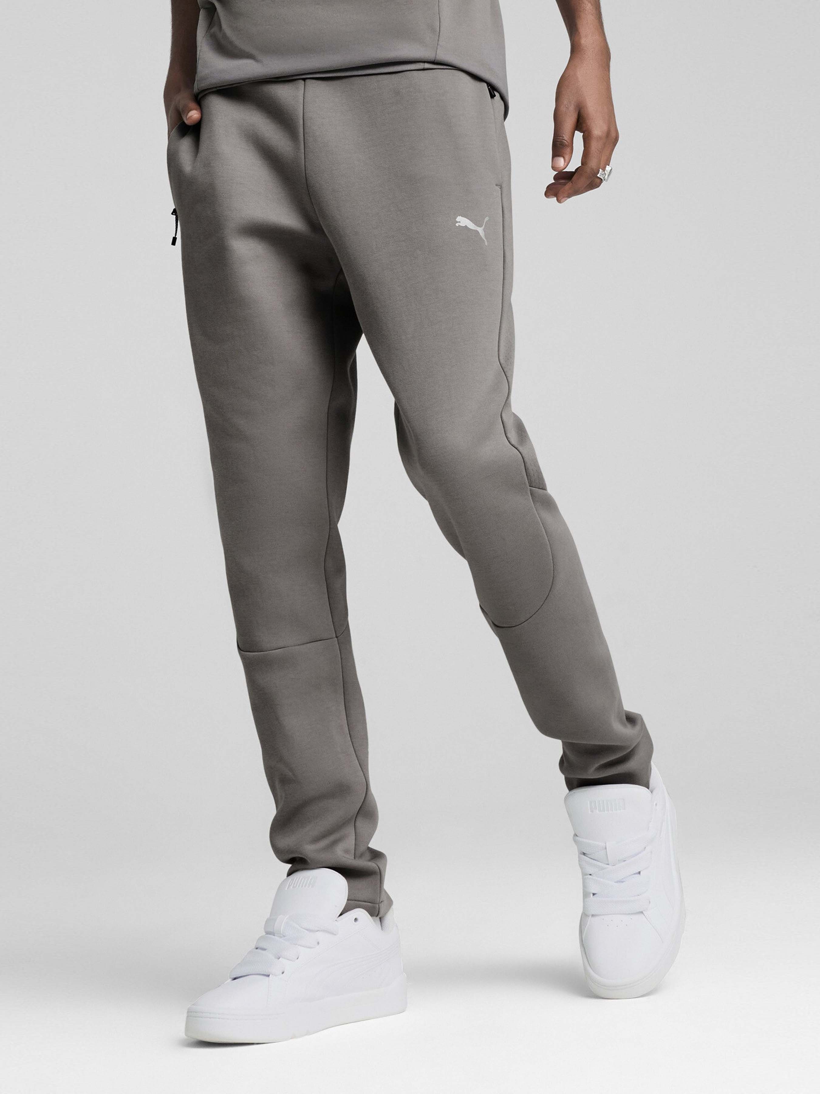 Чоловічі Спортивні штани PUMA EVOSTRIPE (9Z4096) колір темно-сірий, матеріал бавовна/поліестер