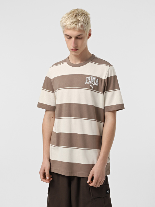 Футболка PUMA Class Striped модель 68465793 Фото