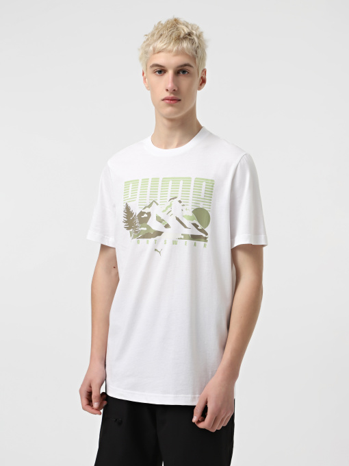Футболка PUMA GRAPHICS MOUNTAIN модель 68482802 Фото