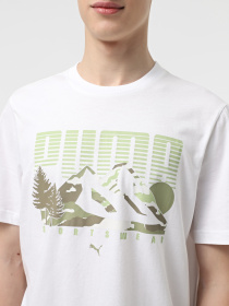 Футболка PUMA GRAPHICS MOUNTAIN модель 68482802 Фото