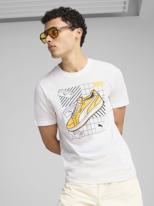 Футболка PUMA GRAPHICS SNEAKER модель 68483002 Фото