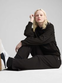 Штаны спортивные PUMA Essentials Elevated High-Waist Straight Leg Rib модель 68502501 Фото