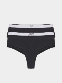 Труси PUMA HIGH WAIST BRAZILIAN 2 PACK HA модель 93898301 Фото