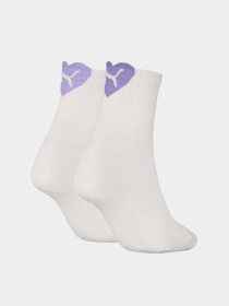 Набор носков PUMA HEART SHORT CREW 2 PACK модель 93855509 Фото