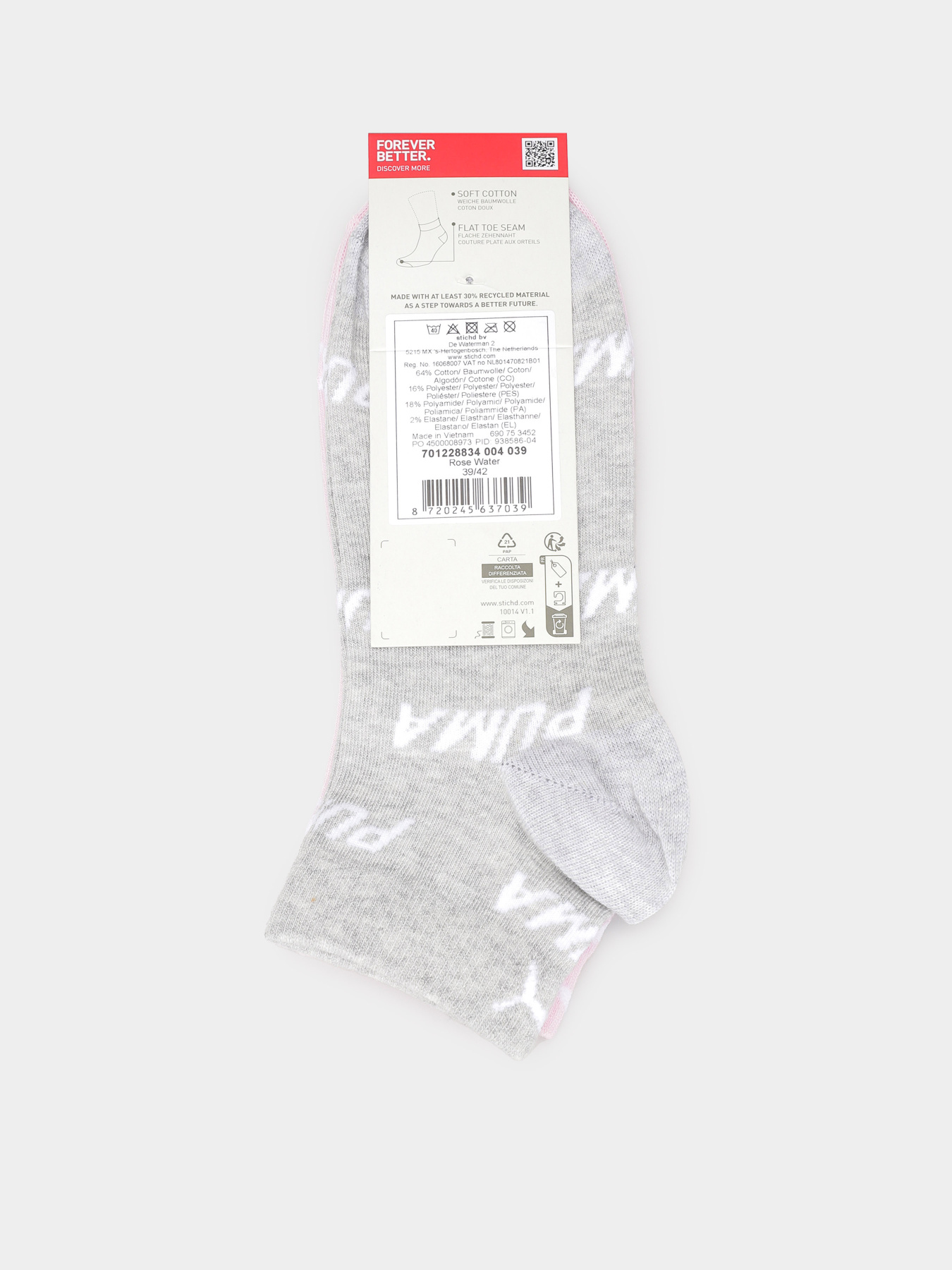 Набір шкарпеток PUMA BWT QUARTER 2 PACK модель 93858604 Набір шкарпеток PUMA BWT QUARTER 2 PACK модель 93858604 Фото