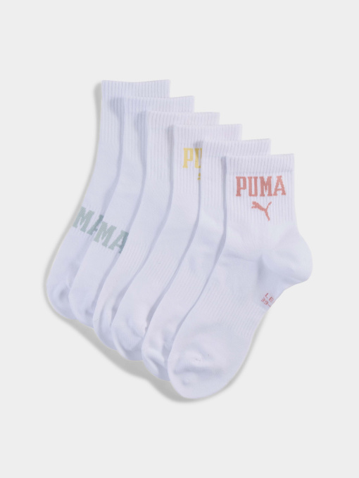 Набір шкарпеток PUMA Logo Short Crew 3 Pack модель 93863503 Фото