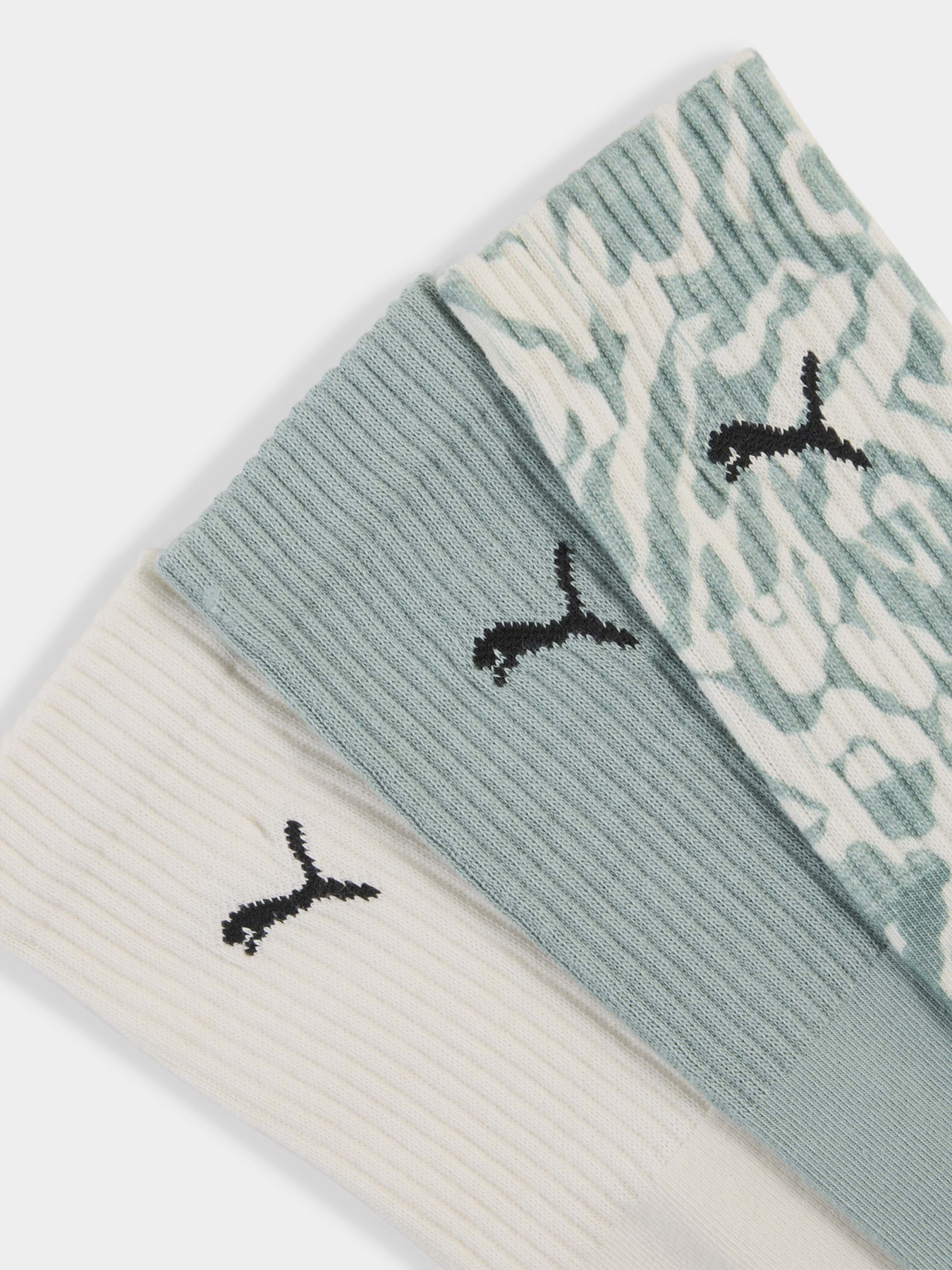 Набір шкарпеток PUMA PRINTED CREW 3 PACK модель 93864101 Фото