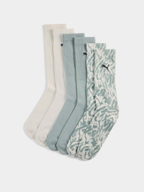 Набір шкарпеток PUMA PRINTED CREW 3 PACK модель 93864101 Фото
