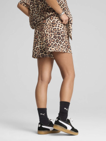 Шорты спортивные PUMA WARDROBE ESS LEO LUXE A-LINE A модель 63234187 Фото