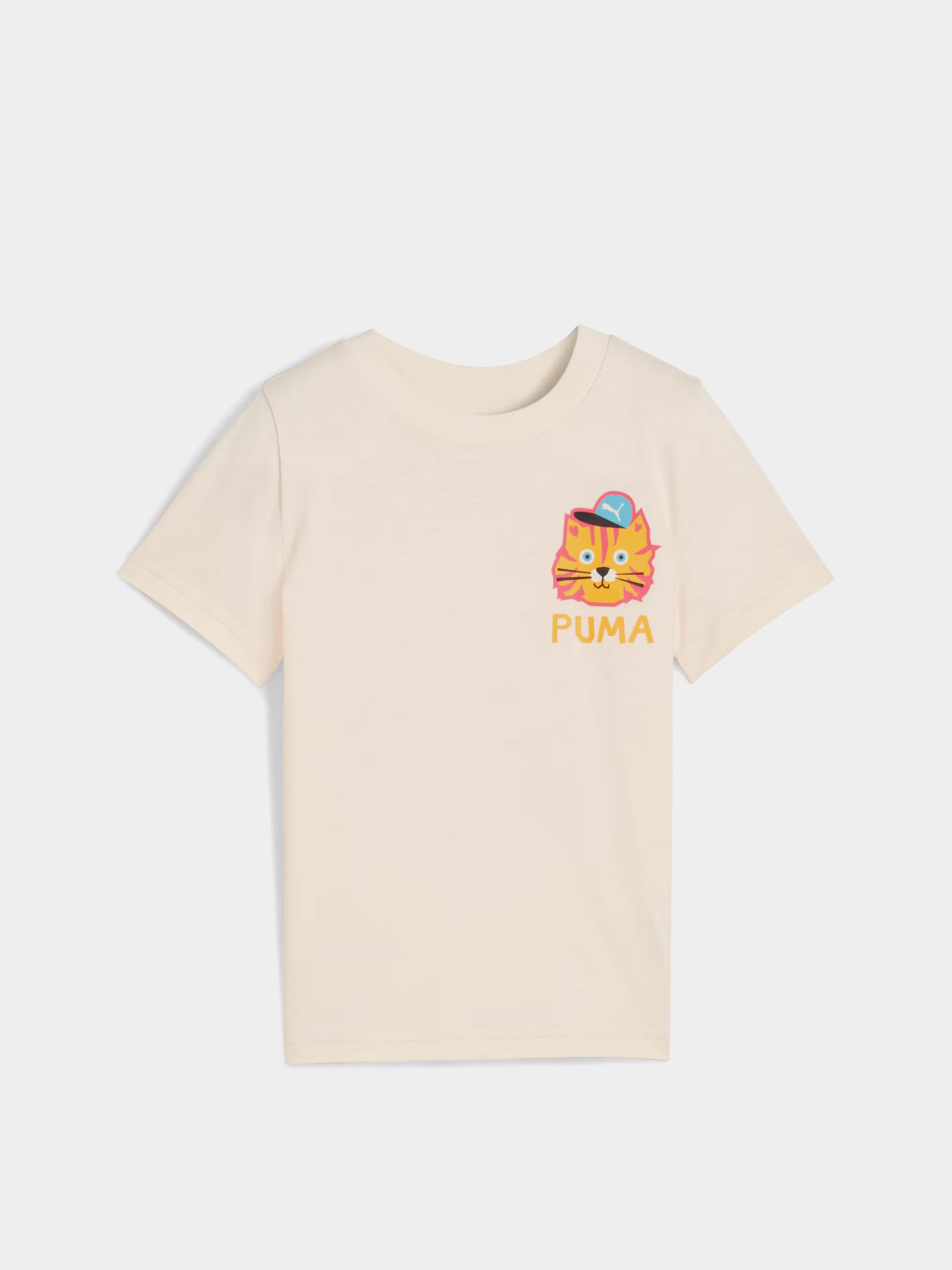 Футболка PUMA Moody Cat Graphic Tee Kids модель 63220587 Фото
