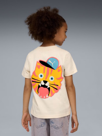 Футболка PUMA MOODY CAT GRAPHIC TEE KIDS модель 63220587 Фото