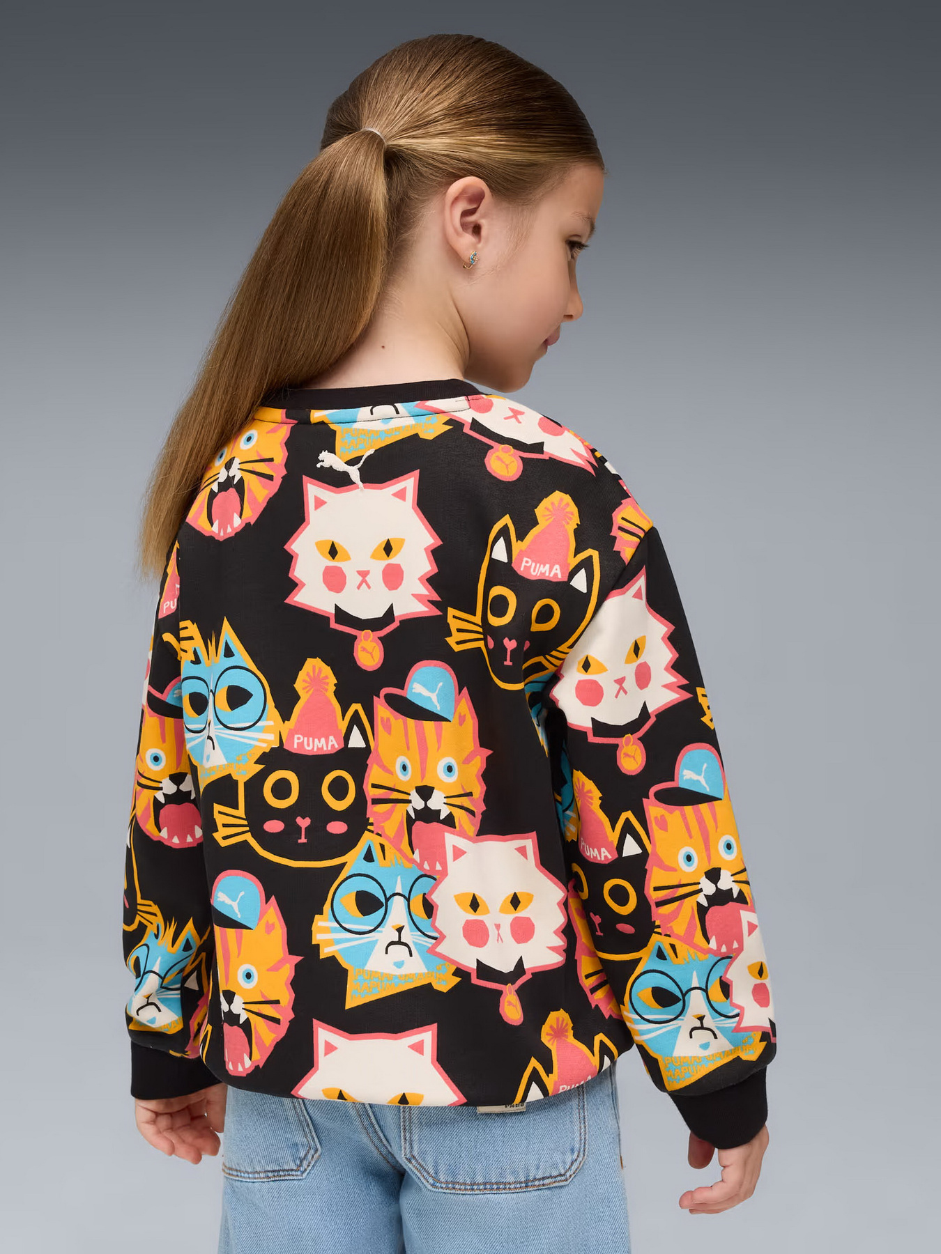 Лонгслів PUMA Moody Cat Crew Kids модель 63220701 Фото