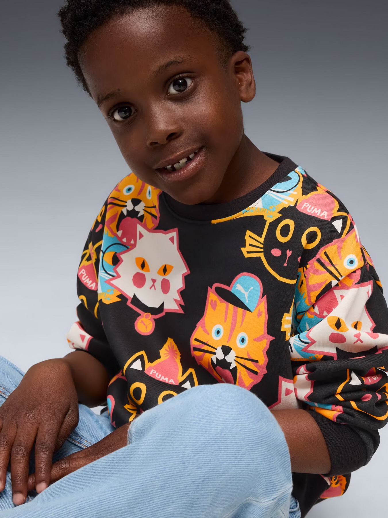 Лонгслів PUMA MOODY CAT CREW KIDS модель 63220701 Лонгслів PUMA MOODY CAT CREW KIDS модель 63220701 Фото