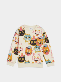 Лонгслив PUMA MOODY CAT CREW KIDS модель 63220787 Фото