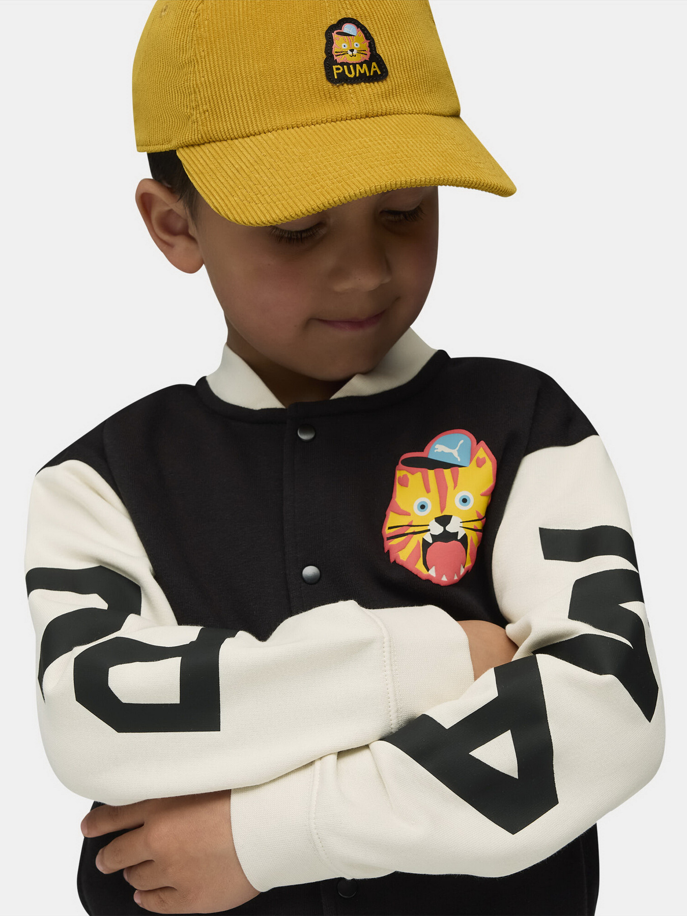Куртки и дубленки PUMA MOODY CAT BOMBER KIDS модель 63220801 Фото