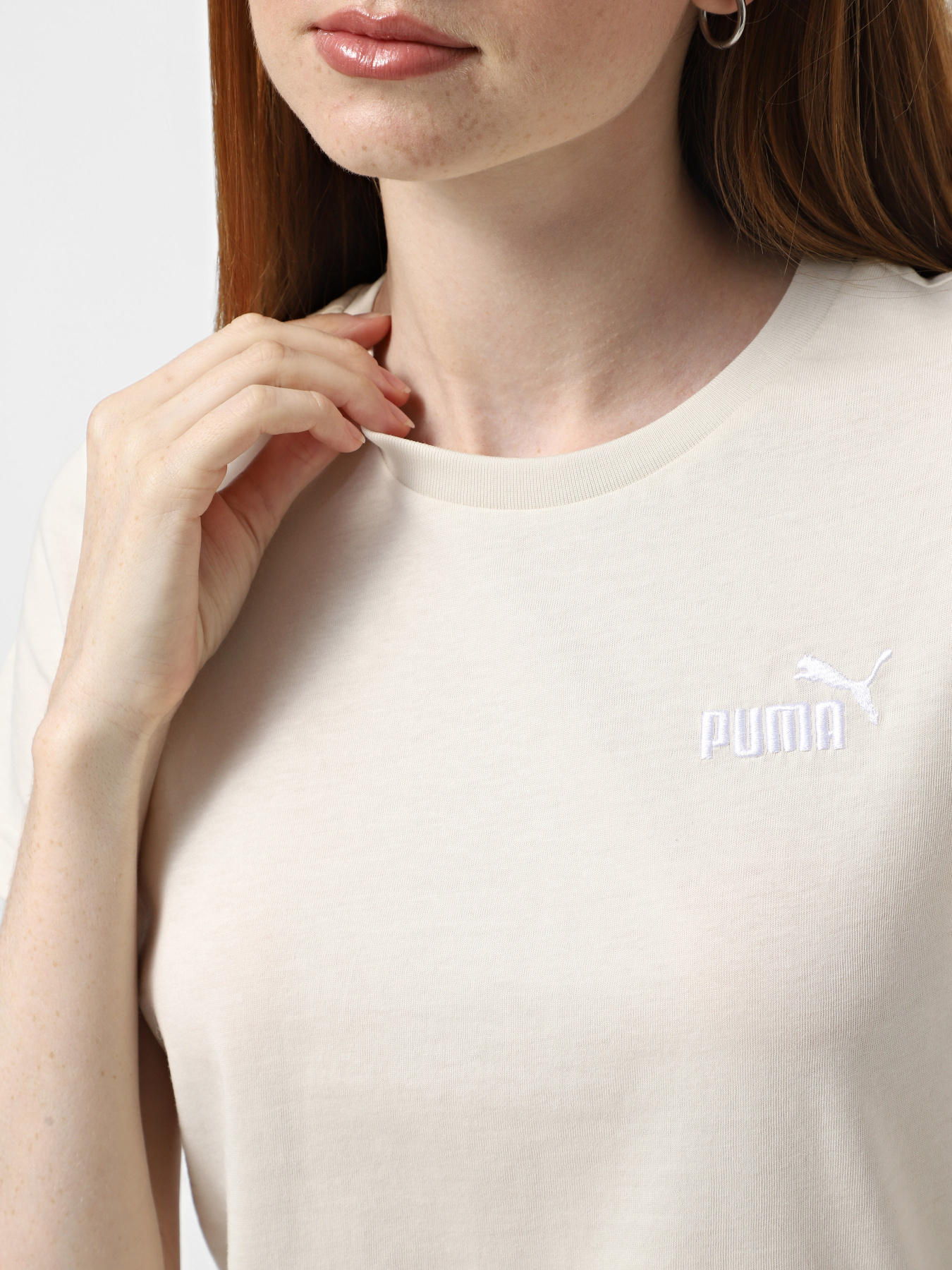 Футболка PUMA ESSENTIALS SMALL NO. 1 LOGO TE модель 68237387 Фото