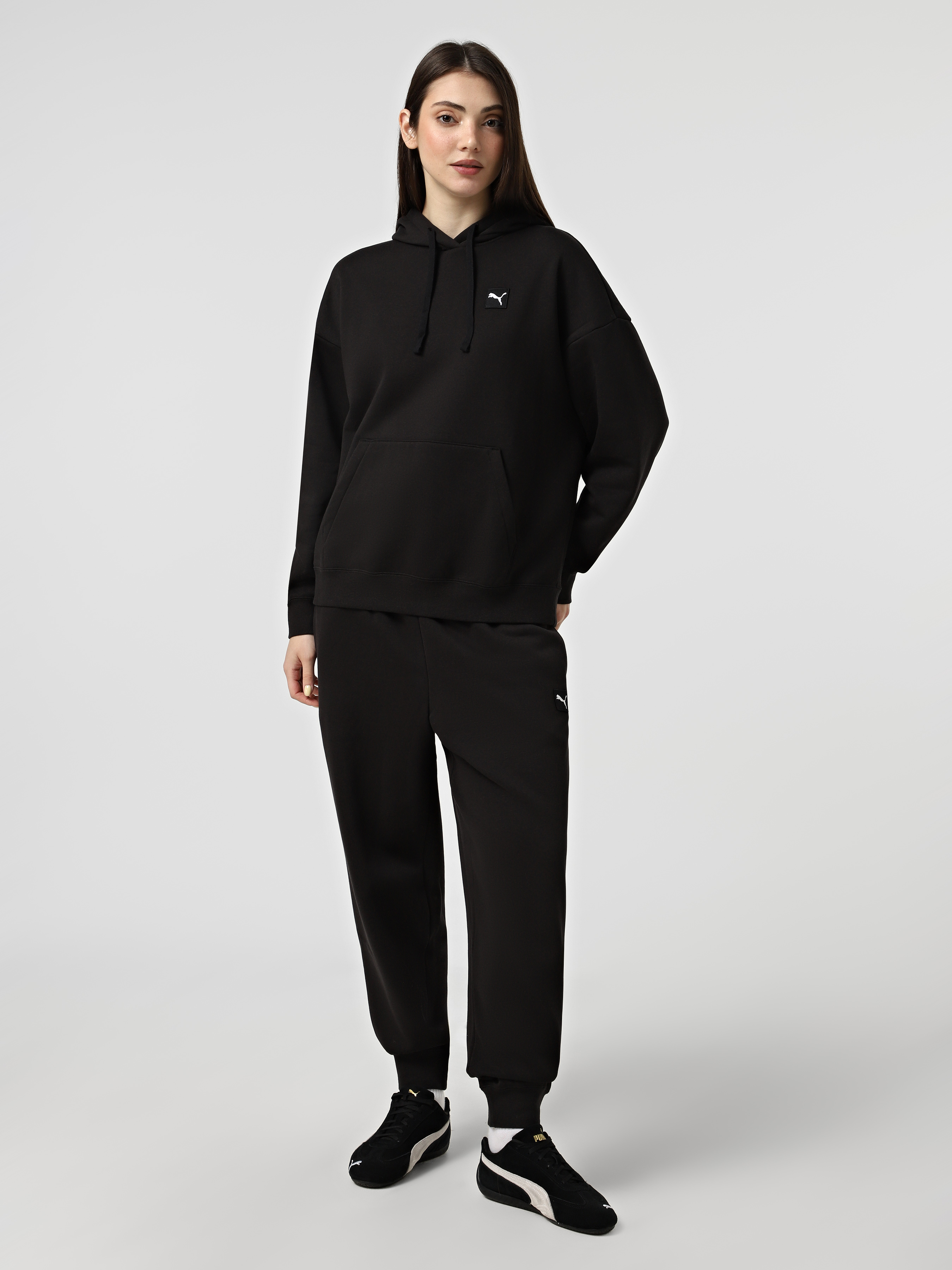 Жіночий Спортивний костюм PUMA LOUNGEWEAR (9Z4193) колір чорний, матеріал бавовна/поліестер