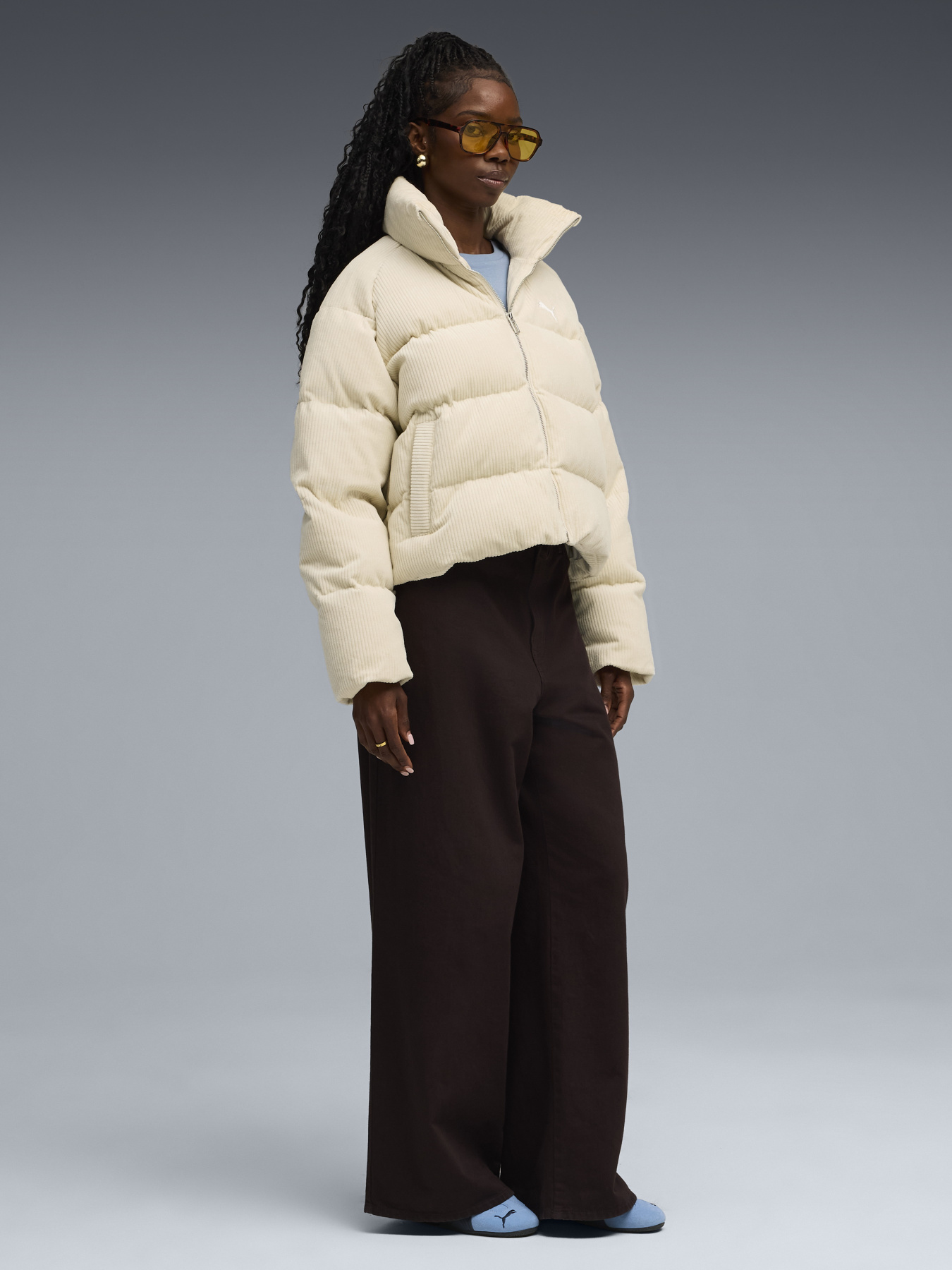 Зимняя куртка PUMA CORDUROY PUFFER модель 63217187 Фото