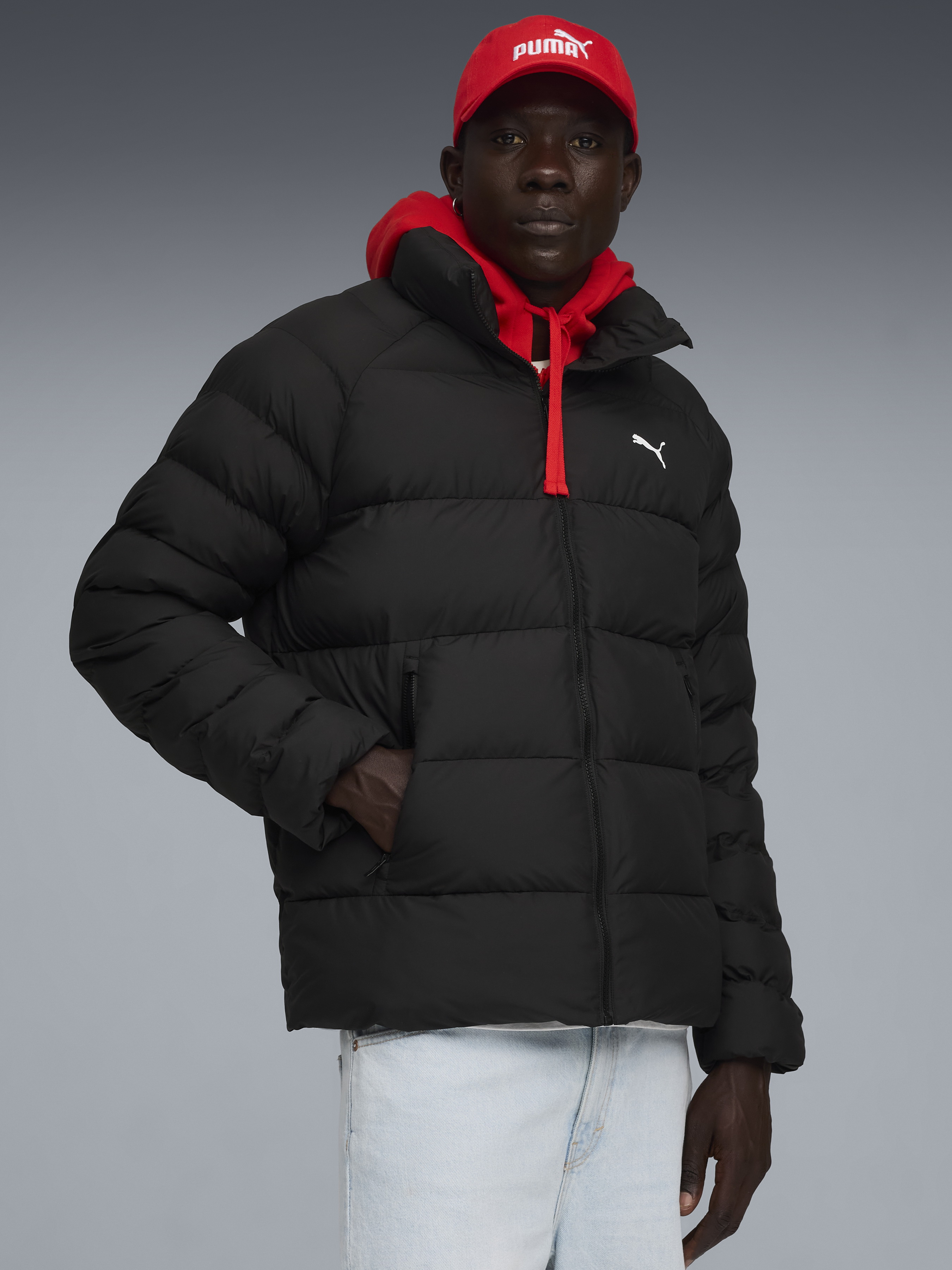 Чоловіча Зимова куртка PUMA MONO JACKET (9Z4205) колір чорний, матеріал поліестер