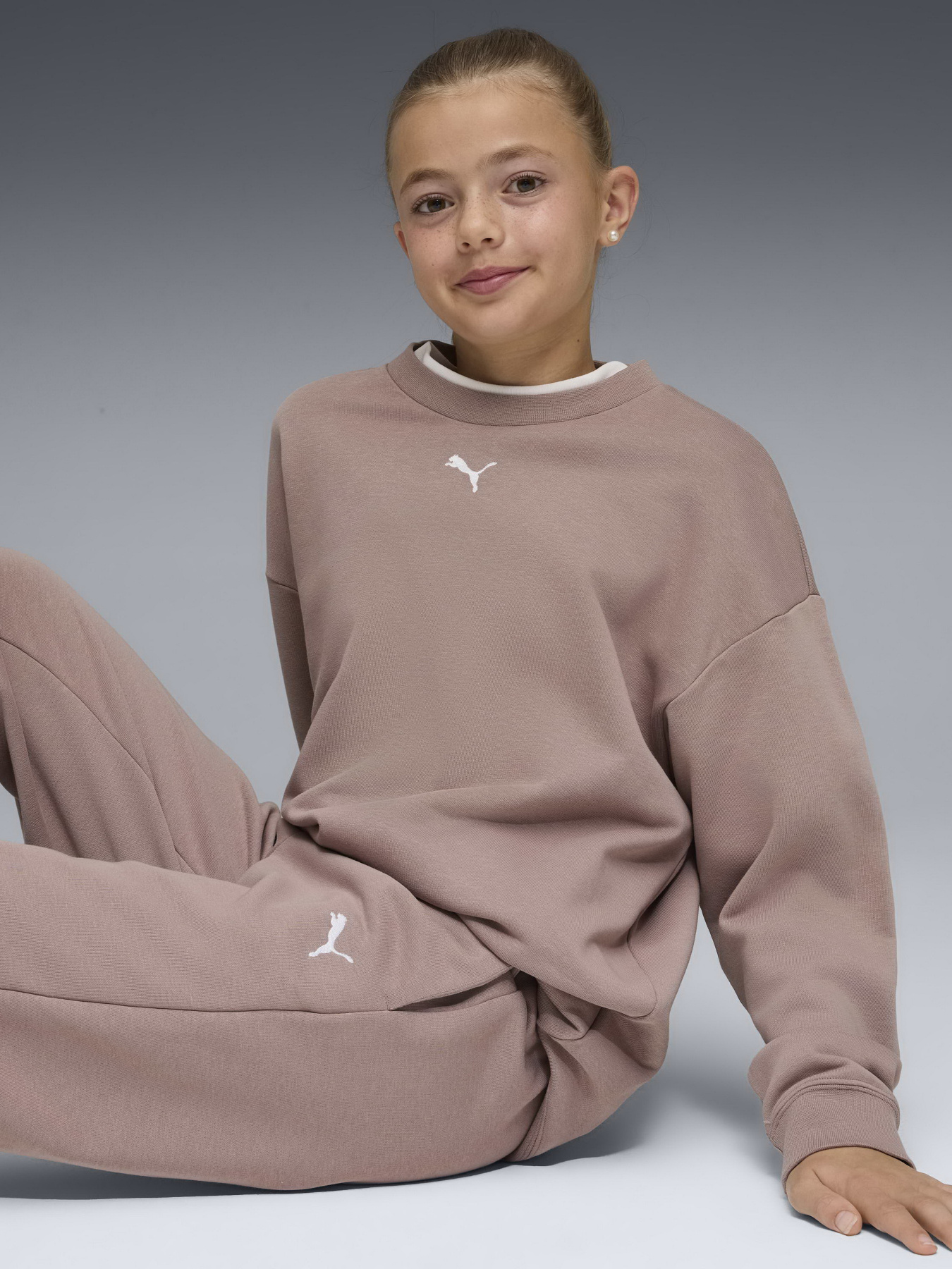 Спортивный костюм PUMA LOUNGEWEAR OVERSIZED SWEAT SUI модель 69339588 Фото