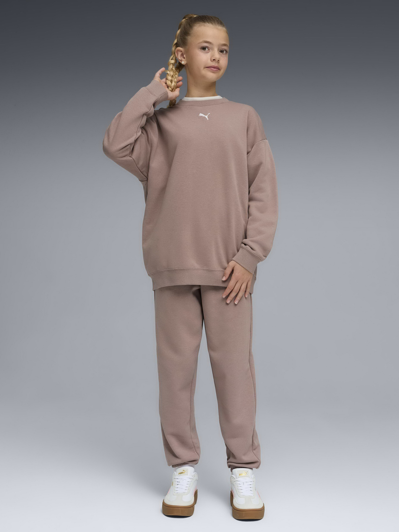 Спортивный костюм PUMA LOUNGEWEAR OVERSIZED SWEAT SUI модель 69339588 Фото