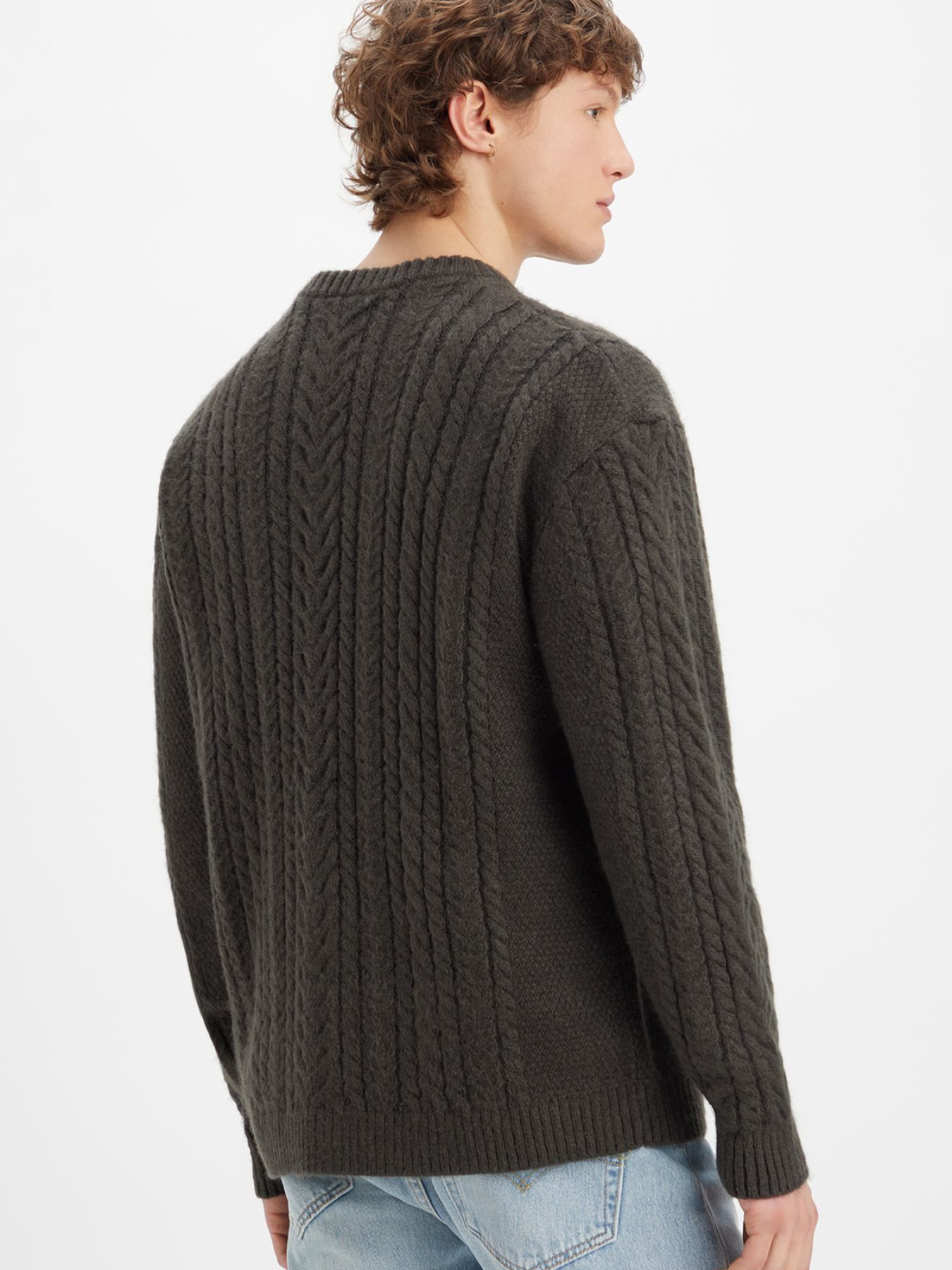 Мужской коричневый свитер LEVIS модель A0708;0015 Фото