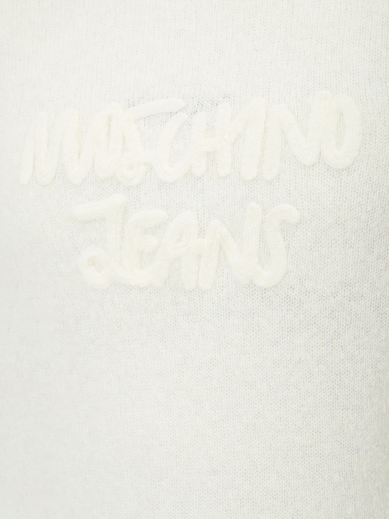 Женский белый шерстяной джемпер Moschino модель A0905.8704;0002 Фото