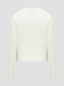 Женский белый шерстяной джемпер Moschino модель A0905.8704;0002 Фото