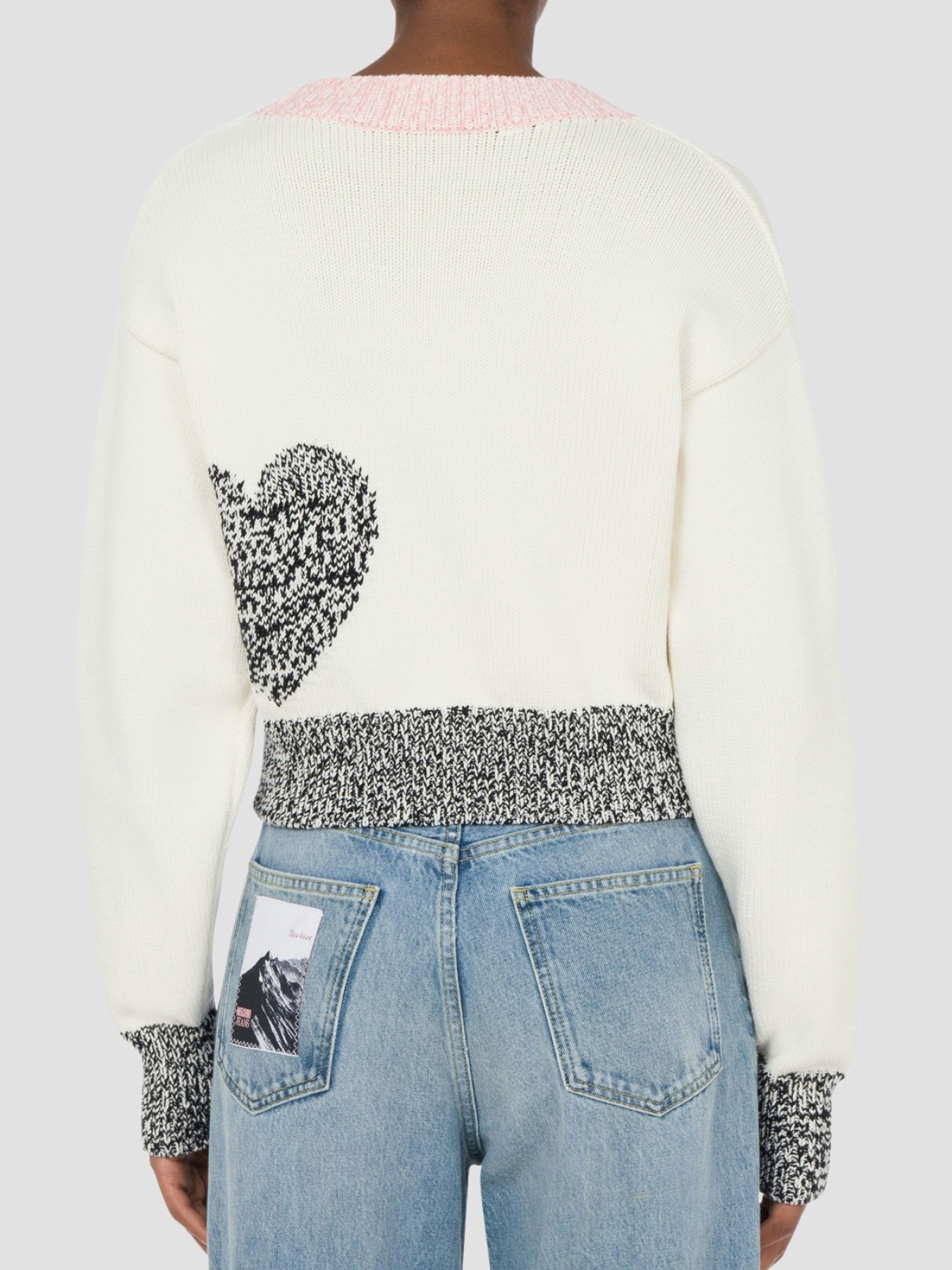 Жіночий білий кардиган Moschino модель A0918.3209;2002 Фото